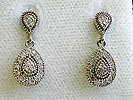 Diamond Earrings .50 Ct.tw 14k White Gold