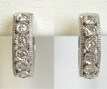 Diamond Earrings .62 Ct.tw