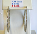 Diamond Earrings 1.44 Ct.tw