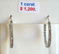Diamond Earrings 1.00 Ct.tw