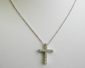 0.65 Ct.tw Diamond Cross Necklace