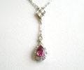 Tourmaline Diamond Necklace 