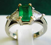 Emerald & Diamond Ring