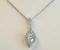 .75 Ct.tw Marquis Diamond Necklace