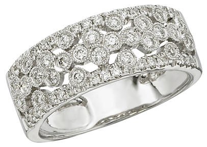 .50 Ct. tw Mercury  White Gold Diamond Ring
