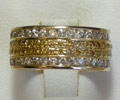 1.13 Ct. tw Yellow & White Diamond Ring