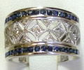 .67 Ct. tw Diamond & Sapphire Ring