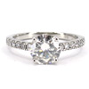 1.51 Ct. tw GIA Certified I SI 1 Center Diamond Platinum Engagement Ring