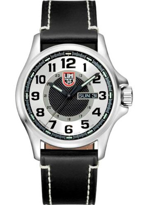 Luminox Field Automatic with Steel Case & Leather Strap