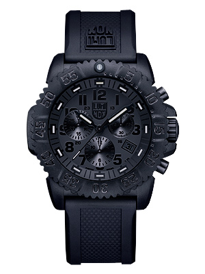Luminox Colormark Chronograph with Black Rubber Band
