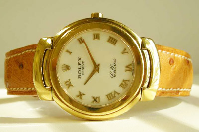Rolex Cellini Ladies 18k Yellow Gold Watch 6631/8 - DeMesy Fine