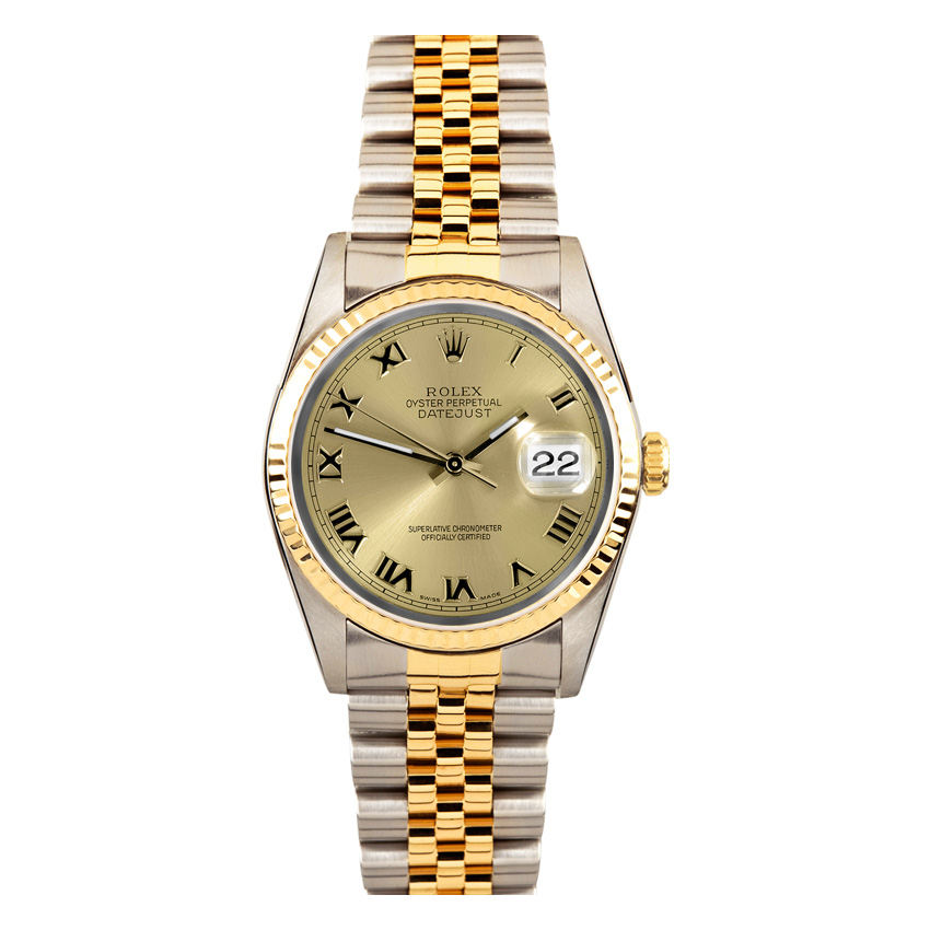 rolex lady datejust roman numerals