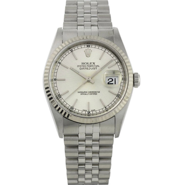 white rolex datejust