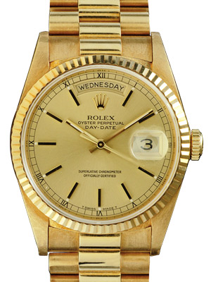 Pre-Owned  Rolex 18 K President Day-Date