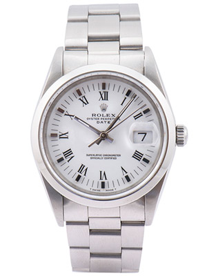 Rolex 15200 Stainless Steel Date With White Dial Oyster Band