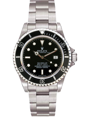 Rolex Watch Sea-Dweller With Black Dial