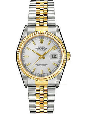 Rolex Men's Watch Datejust Oyster Dial Chronometer 16233