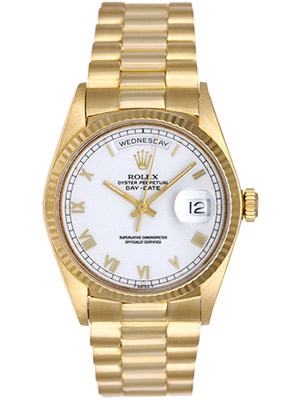 Rolex President Chronometer 18k Solid Gold 18038