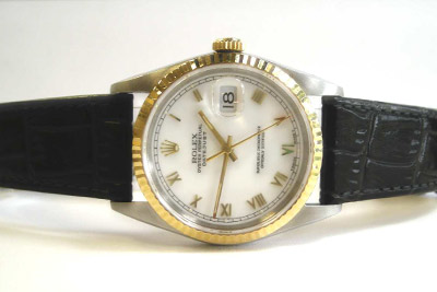Datejust White dial Roman numerals