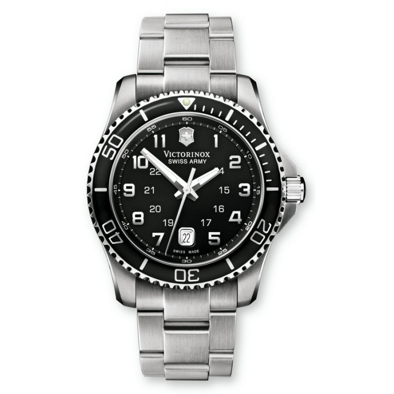 victorinox swiss army maverick stainless steel watch