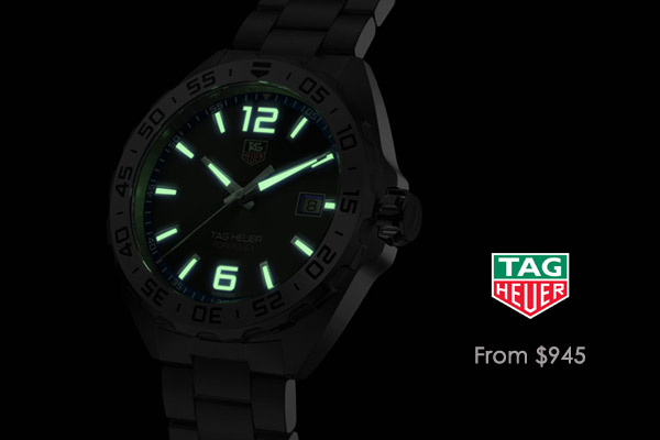 TAG Heuer Watches Starting at $975