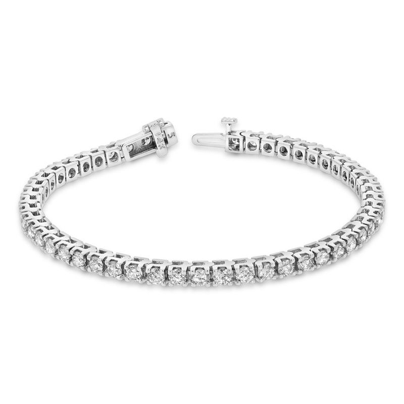 1/4 CT. T.W. Diamond Tennis Bracelet in Sterling Silver | Zales Outlet