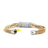 Magnetic clasp on the vermeil bracelet