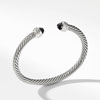 David Yurman Cable Classics Bracelet with Black Onyx and Pave Diamonds