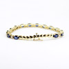 Ceylon Sapphire and Diamonds Bracelet