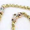 Solid Gold 18K Necklace and Bracelet with Diamonds