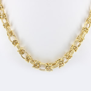 Oro Italia 18 Inches Italian Gold Necklace