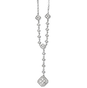 Diamond Necklace .33 Ct.tw Diamonds 14K White Gold