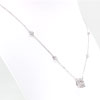 Diamond necklace with .40 Ct center and 1.02 Ct. tw