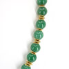 Zoomed-in view of the jade necklace 