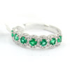 Emeralds and Diamond Ring