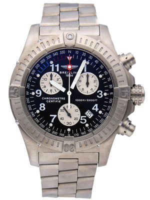Breitling Avenger Titanium E 73360 Quartz Blue Dial