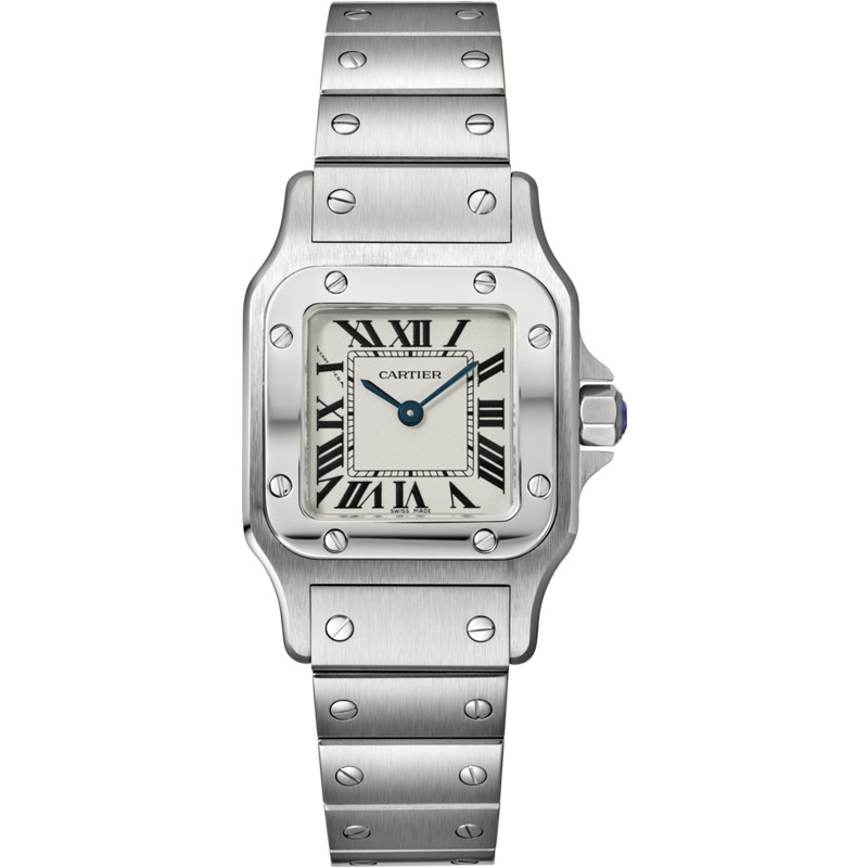 Cartier Santos Galbee Small Steel Ladies Watch W20056D6