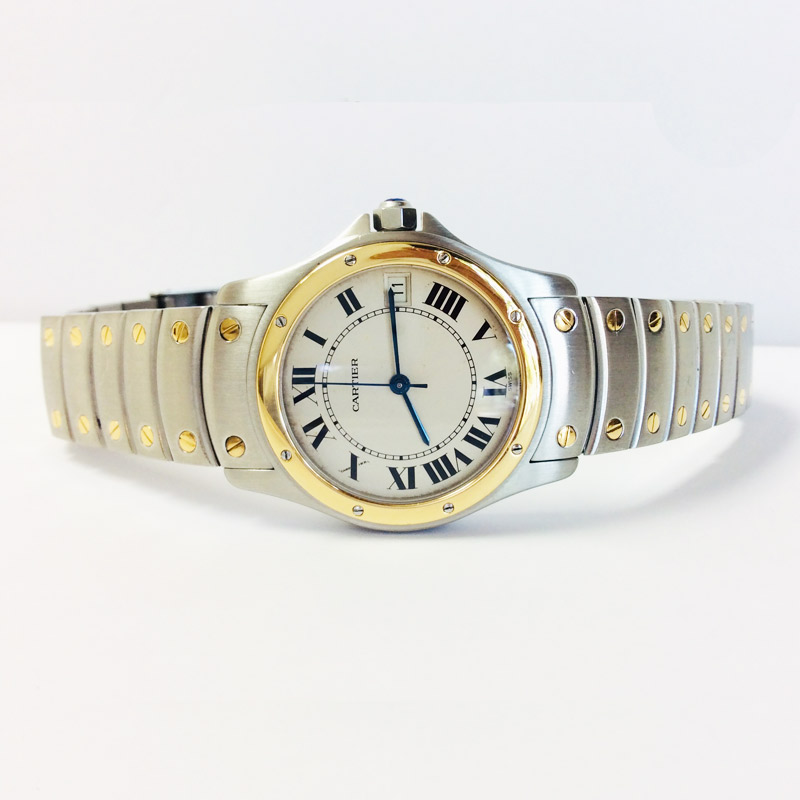 Cartier Santos Round Automatic with 