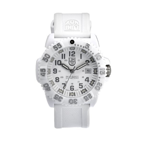 Luminox Watch | White Dial | White Rubber Strap | Swiss Watch Company