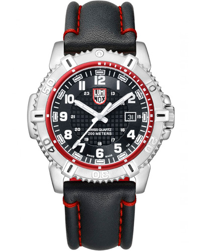 Luminox Navy Seal 6265 Pressure Proof Case Red Stitching