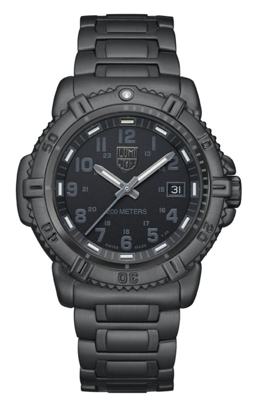 Luminox Modern Mariner Watch 7252 Black Ops Date Quartz