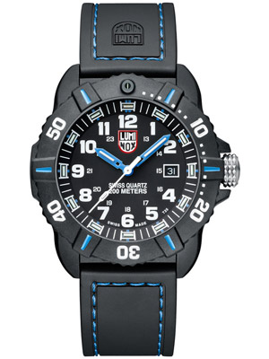 Luminox Coronado 3023 with Carbon Reinforced Case Blue Stitching