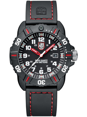 Luminox Coronado Quartz Red Stitching