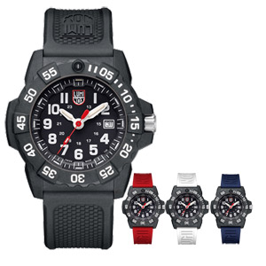 Luminox Freedom Navy SEAL 3501 Watch Set with Red, White, Blue Straps