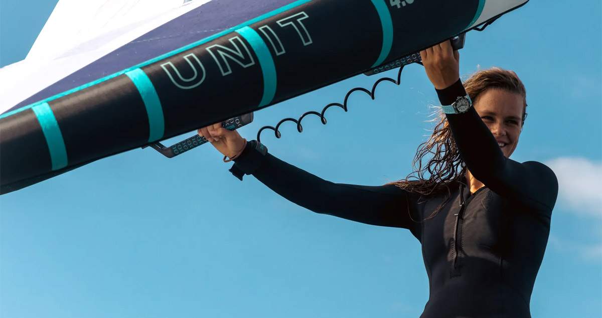 Girl in wet suit