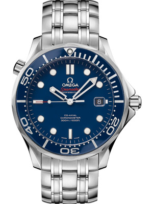 Omega Seamaster James Bond Automatic Co-Axial Movement Blue Ceramic Bezel