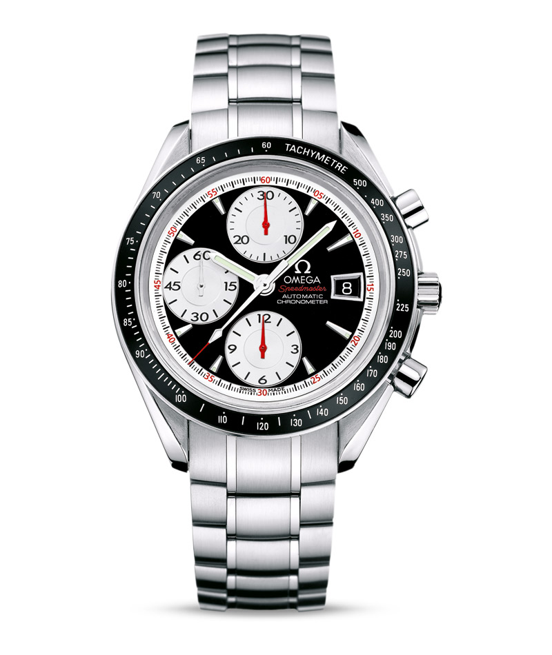 omega speedmaster black white