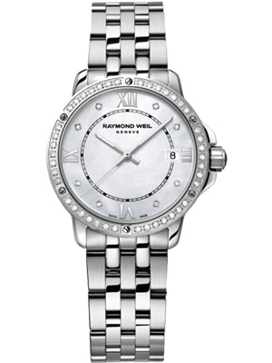 Raymond Weil Tango 5391 Mother of Pearl & Diamonds Dial Diamond Bezel