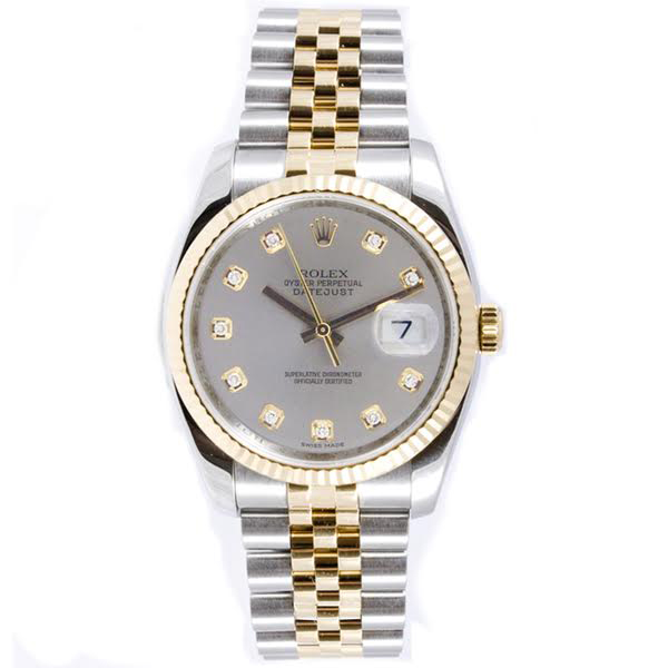 Rolex Watch Lady Datejust 78273 18k Gold Steel Junior Size