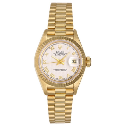 womens gold rolex presidential